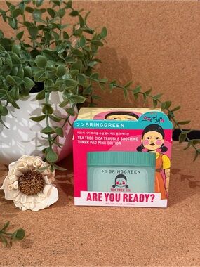 Tea Tree Cica Trouble Soothing Toner Pad - Pink